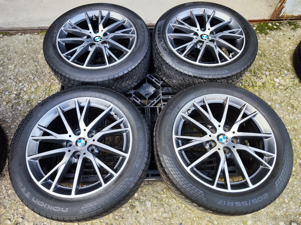 Alu sada =5x112= orig. BMW= s pneu= 205/55 R17 - 5