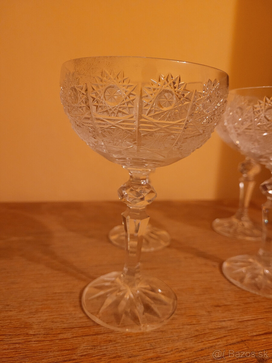 retro kristal sklo, keramika - 5