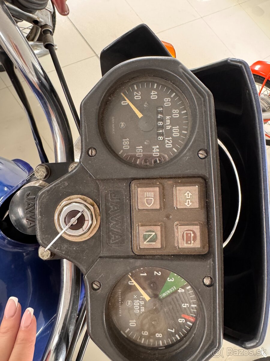 Jawa 350 typ 638 blue style - 5