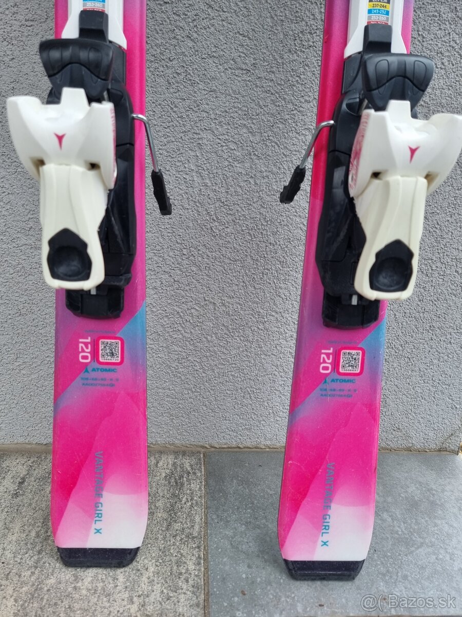 Predám detské lyže 120 cm - 5