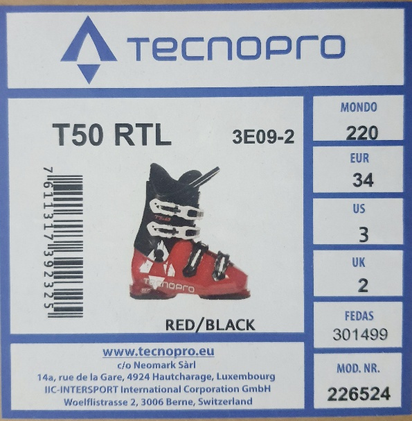 Lyžiarske topánky veľkosť 34 - 5