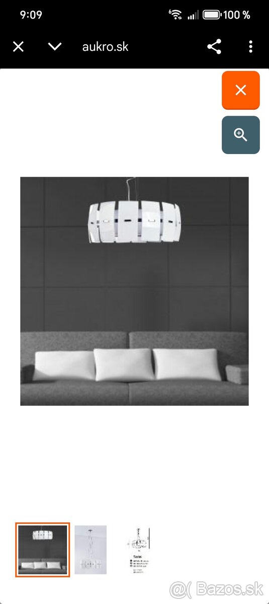 Predám závesné stropne svietidlo priemer 50cm - 5