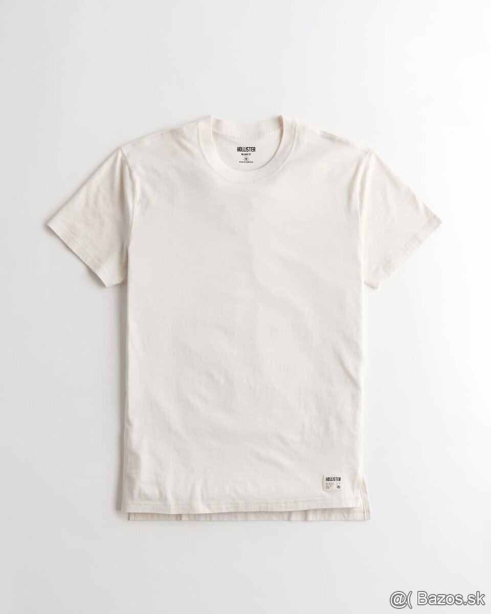 TRIČKO HOLLISTER krémové veľ. M + darček - 5
