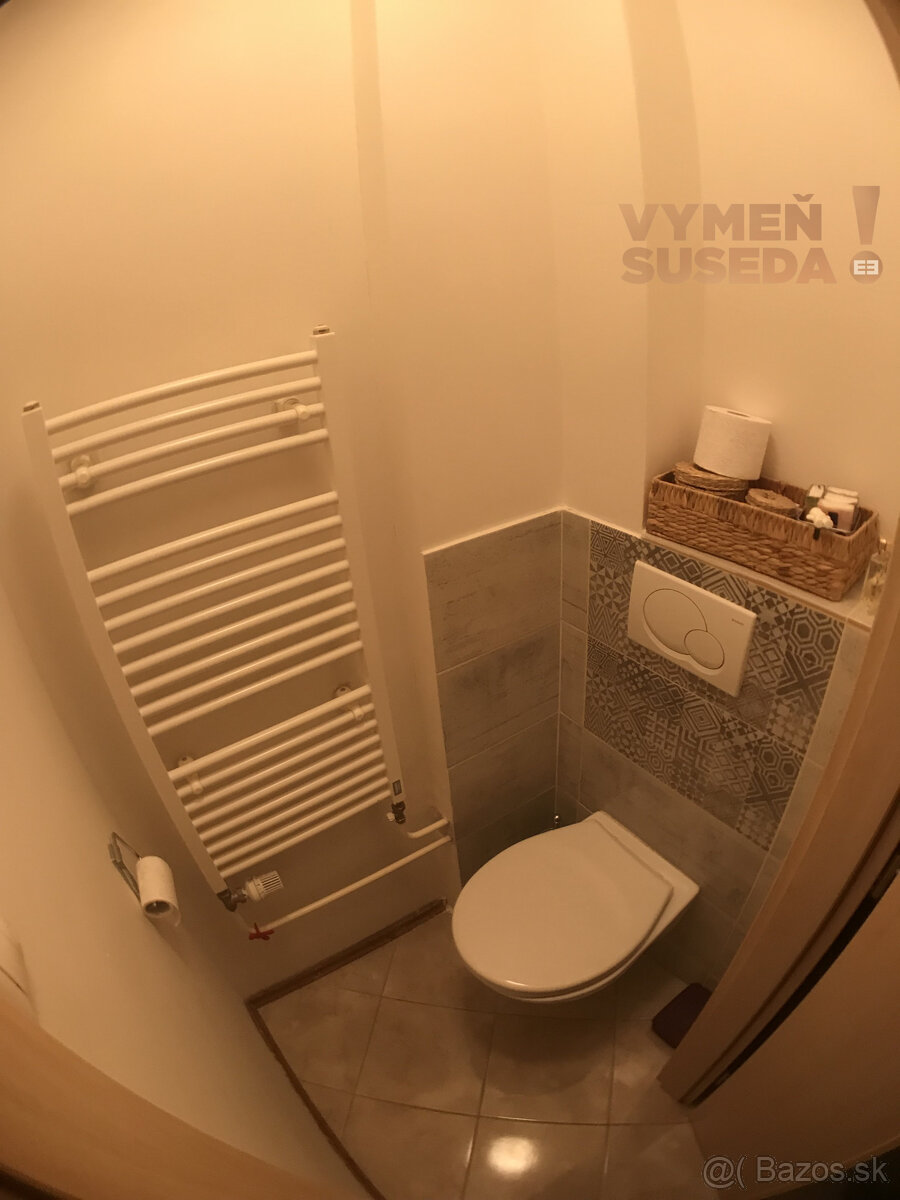 VYMEŇ SUSEDA - VÝNIMOČNÝ 1 IZB. KOMPLETNE ZREKONŠTRUOVANÝ, - 5