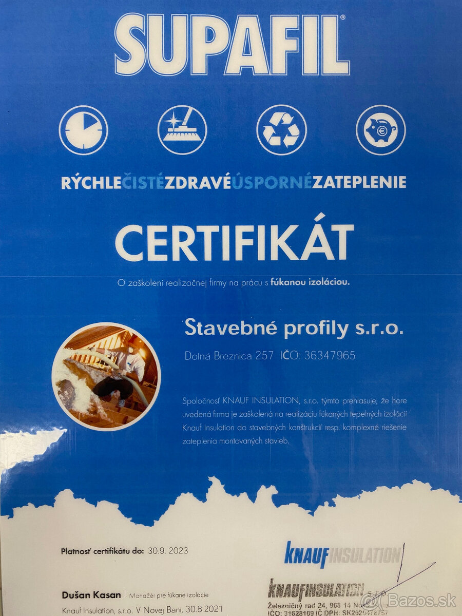 Fukana izolácia Penova striekana PURKING SUPAFIL ANHYDRIT - 5