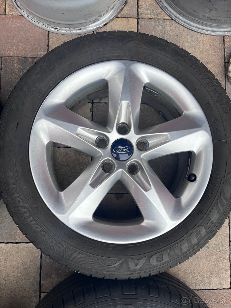Orig. hliníkové disky Ford R16, 5x108 - 5