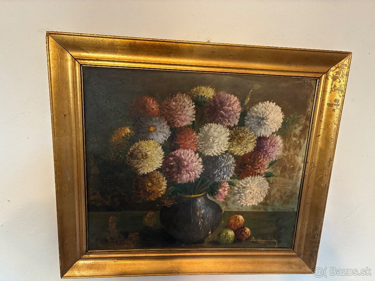 Olejomaľba na doske - 5