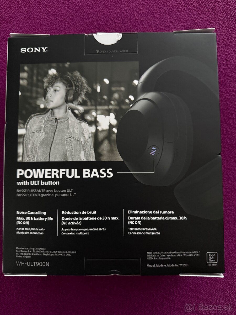 Slúchadlá Sony ULT WEAR (WHULT900NB.CE7) - 5