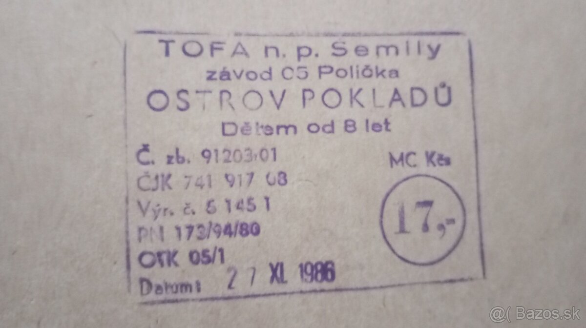 Retro hra OSTROV POKLADOV - 5