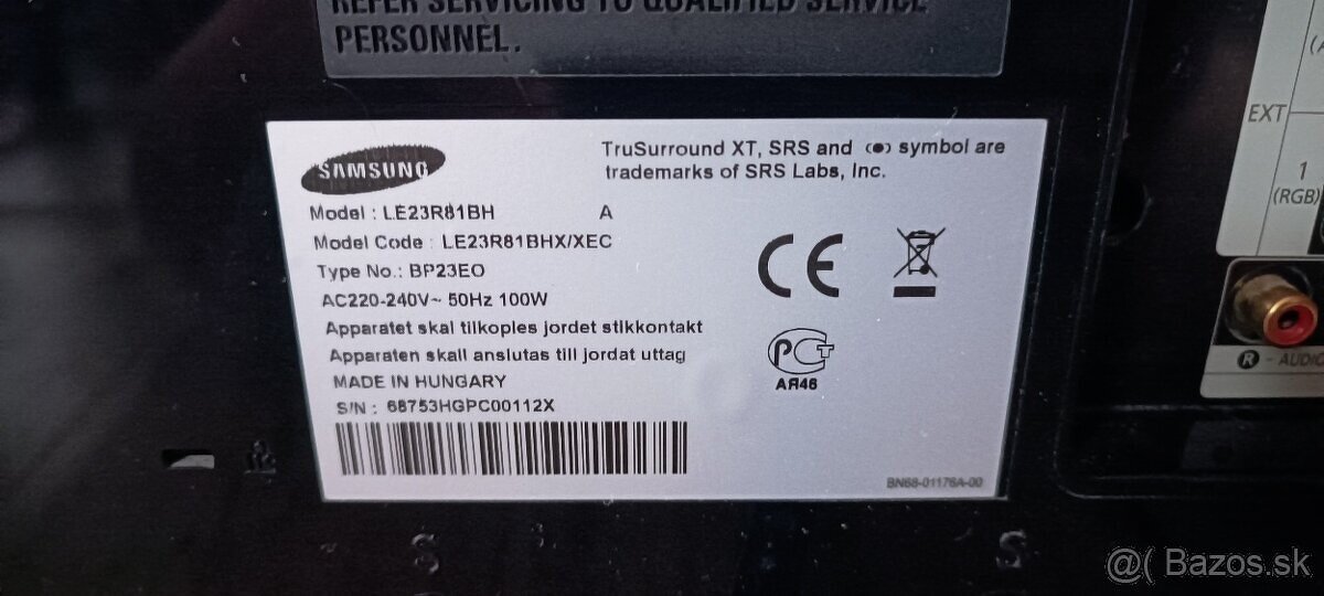 Hd tv samsung 23" - 5