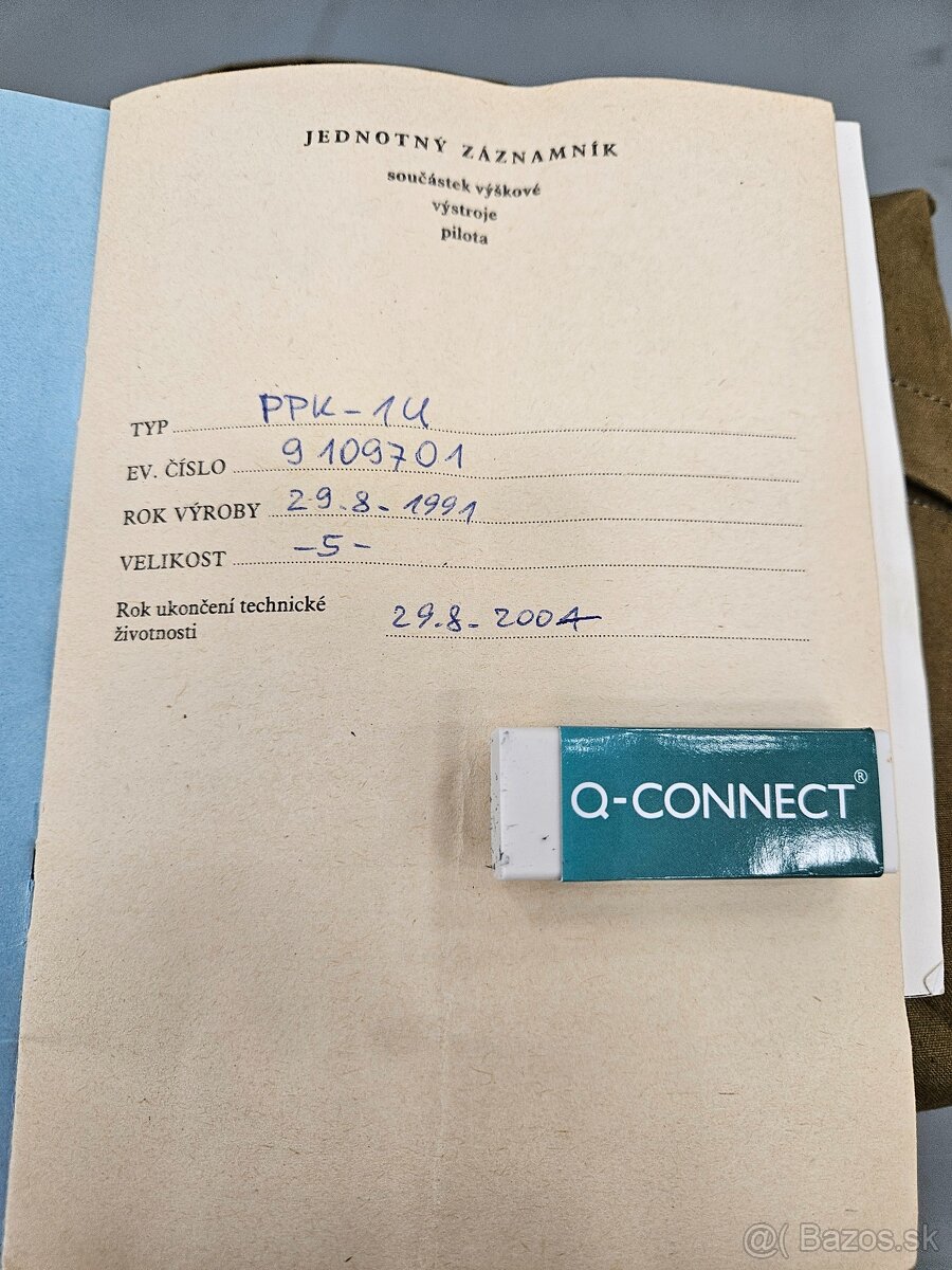 Výšková výstroj: PPK-1U - 5