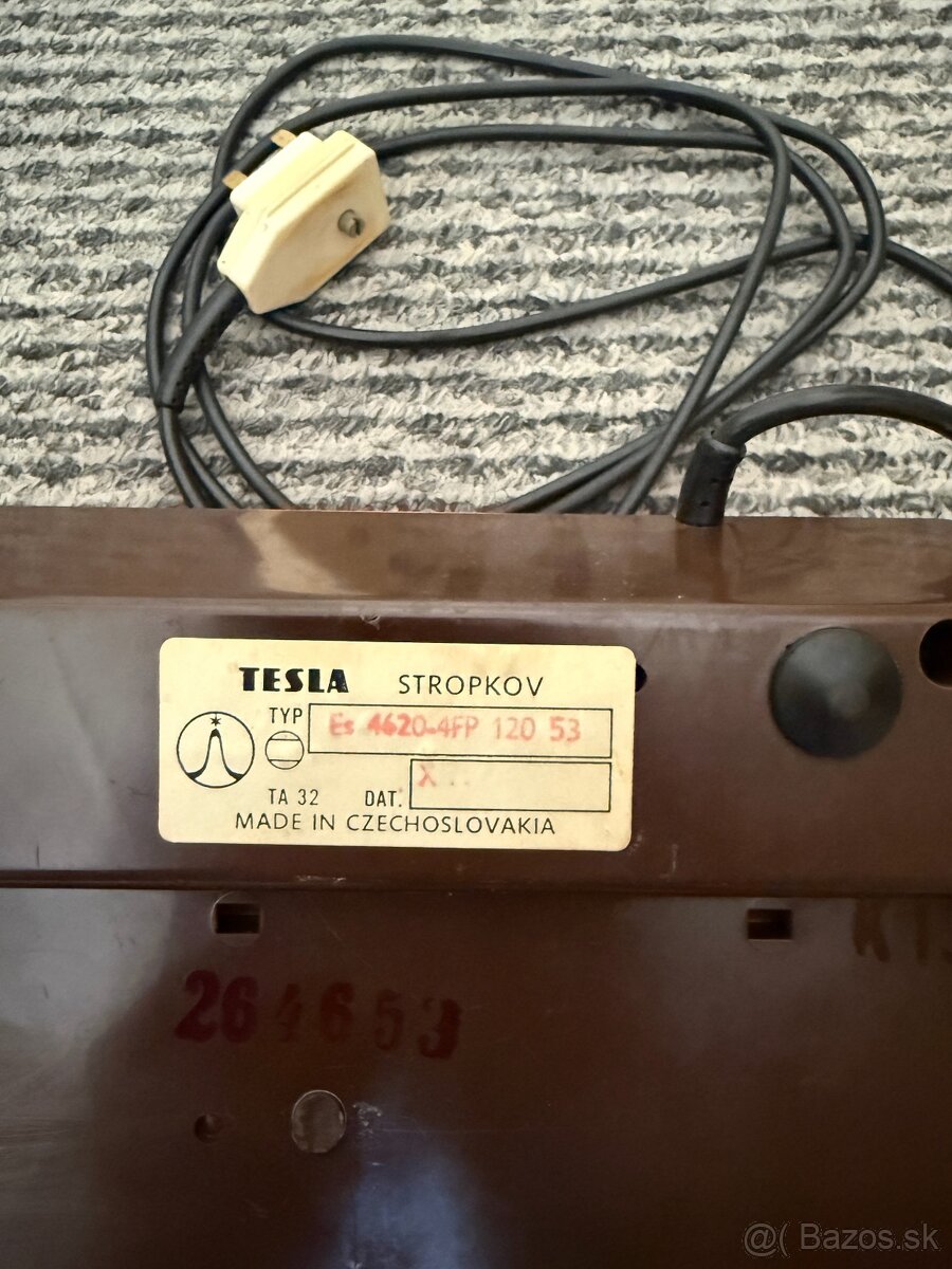 Retro telefón Tesla Stropkov Es 4620 - 5