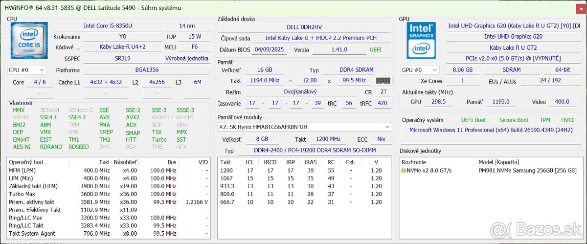 DELL Latitude 5490 14" - 5