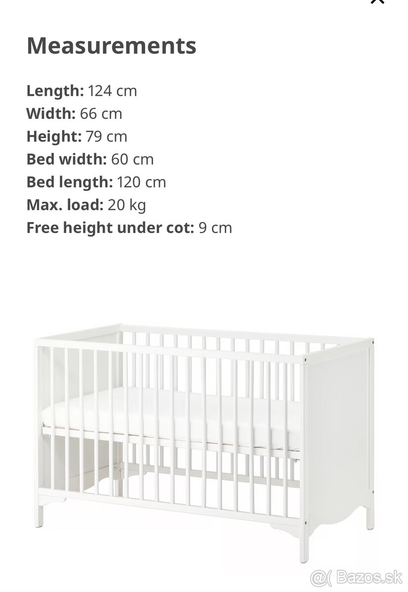 Detská postielka Ikea Solgul - 5