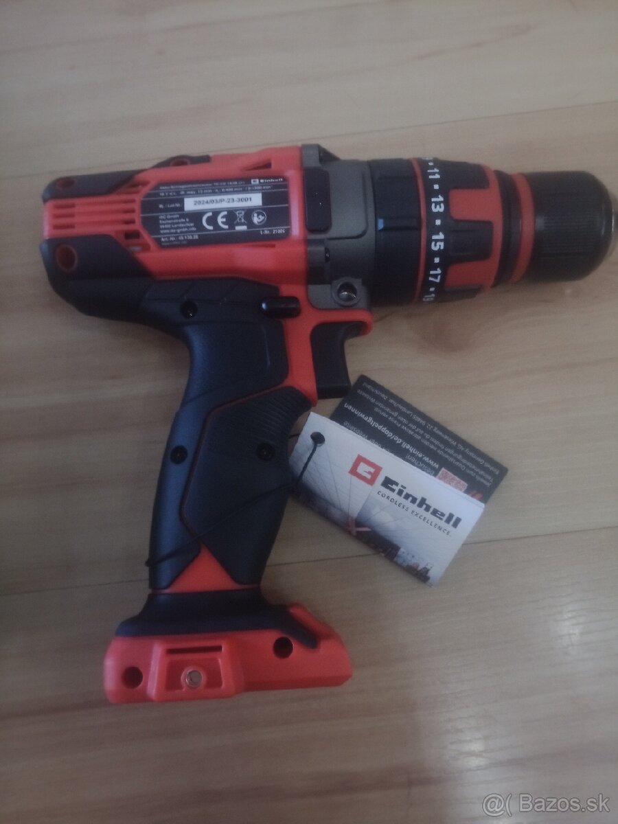 Einhell akumulátorová priklepová vŕtačka 18V - 5