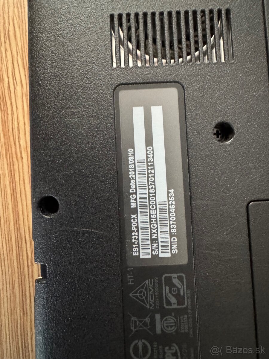 Acer aspire ES 17 - 5