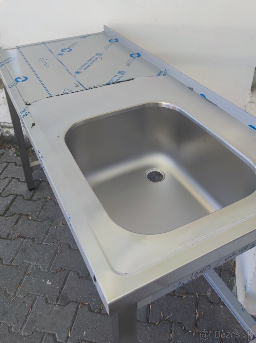 Umývacie stoly, nerezový gastro nábytok - 5