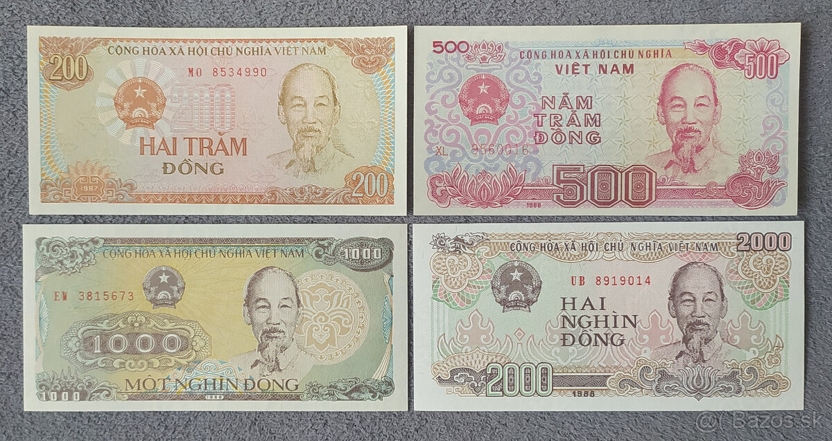 Bankovky UNC podľa krajín - 5