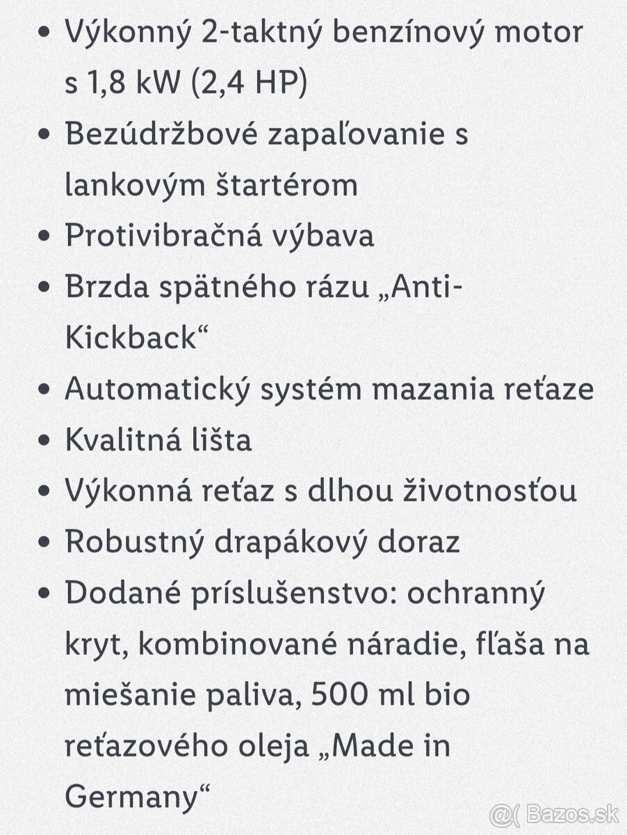 Benzinova motorova pila - 5