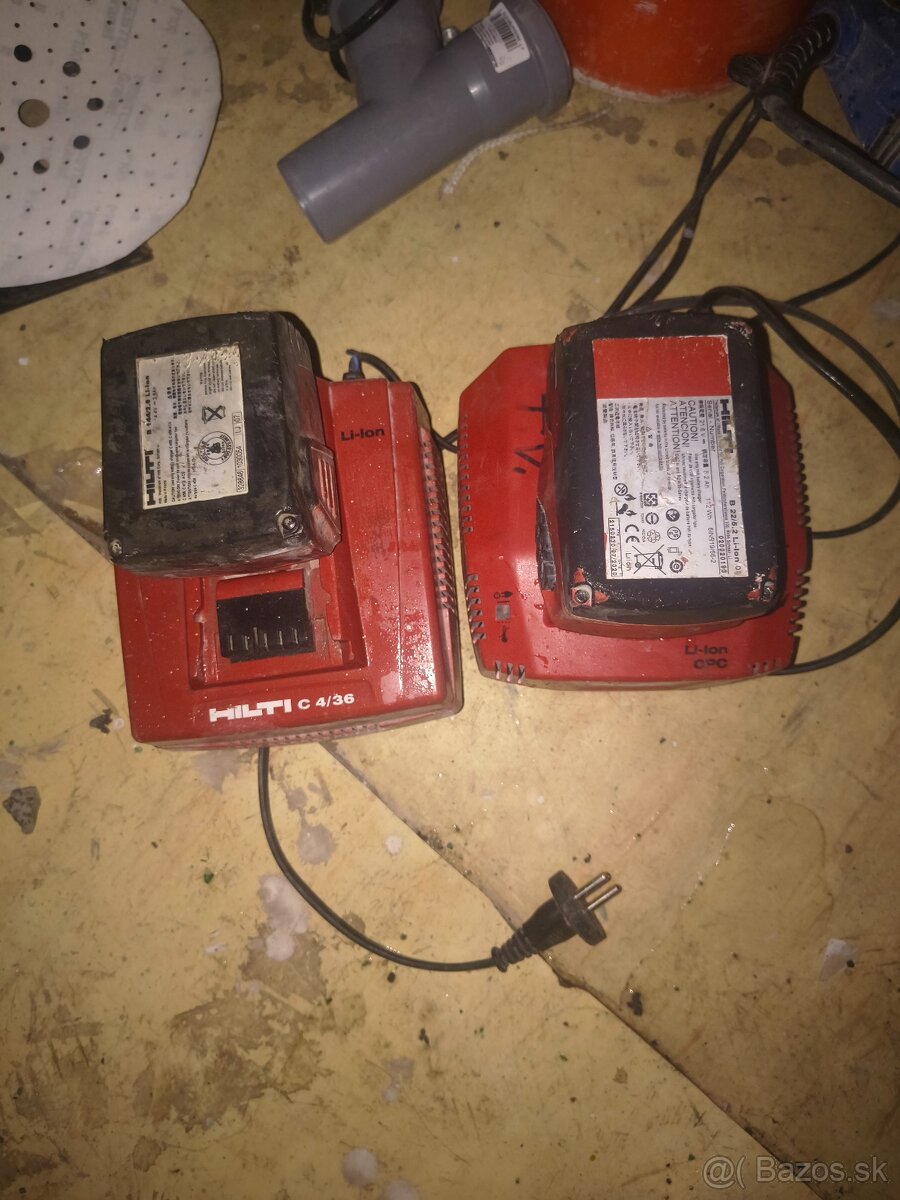 Nabíjačky a batérie hilti - 5