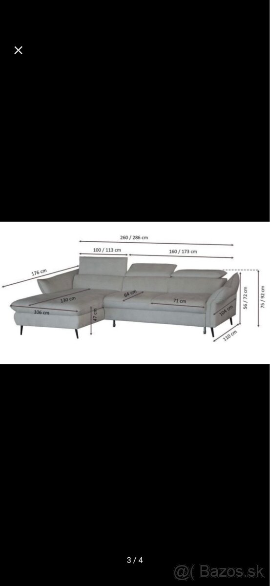 Rohová sedacia súprava Mango - 5