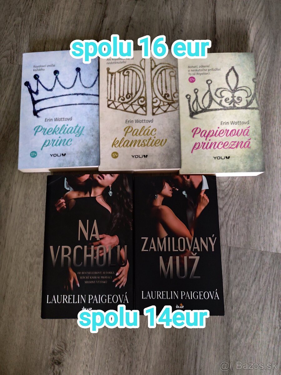 Knihy Vasilkova, Steel, Benková, Ondriová, Potterova a iné. - 5