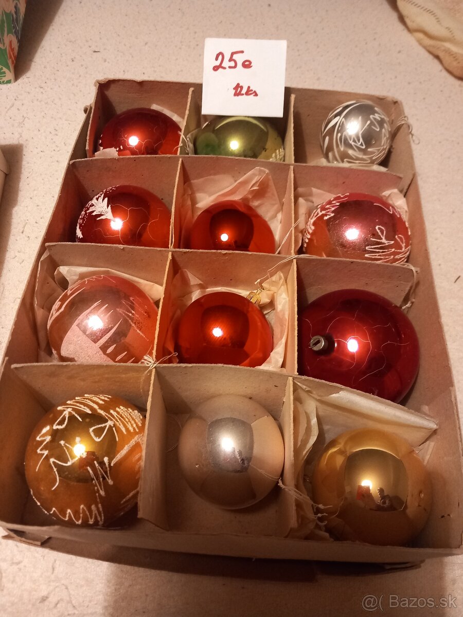 Retro vianočné svetla a ozdoby - 5