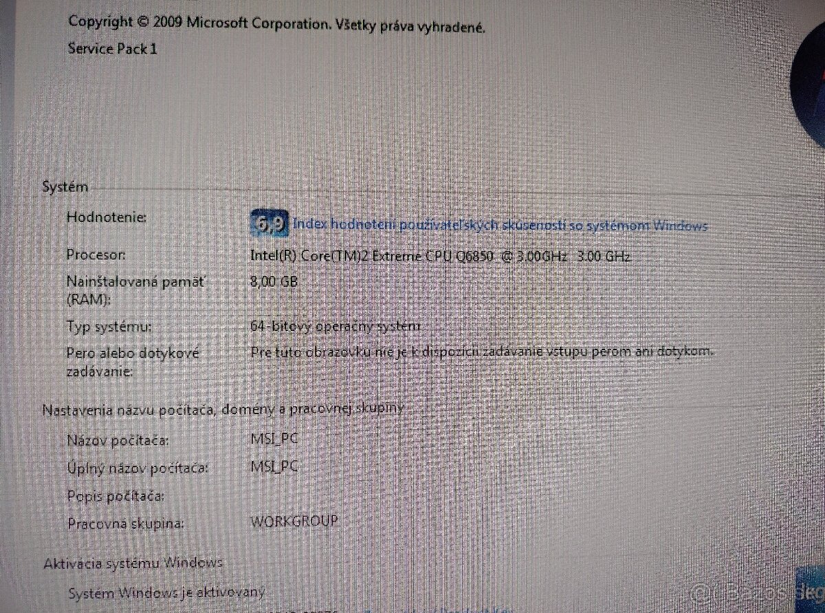 Starý retro Msi PC - 5