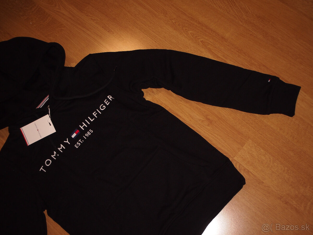 Tommy Hilfiger dámska mikina tmavomodrá s kapucnou - 5