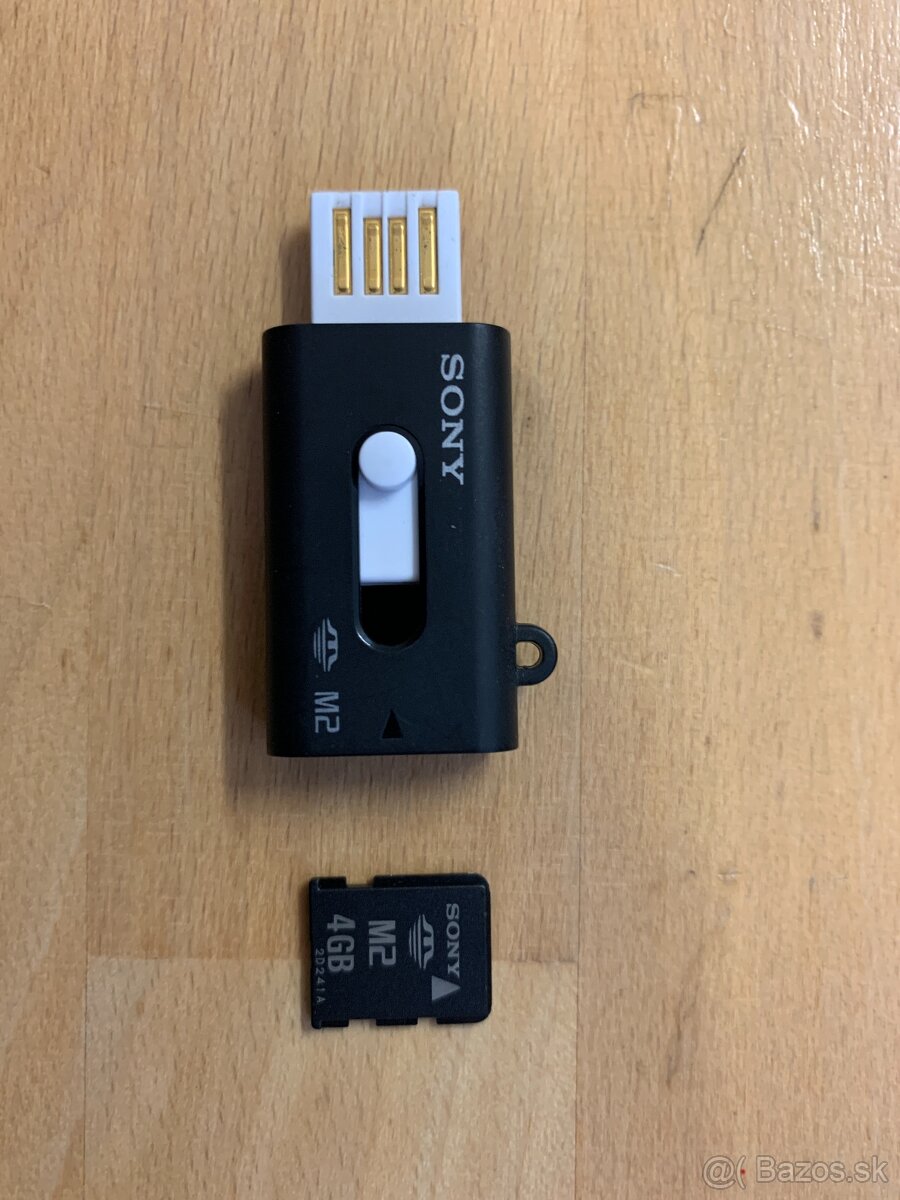 Predám pamäťové karty Sony Memory Stick Micro a adaptéry - 5