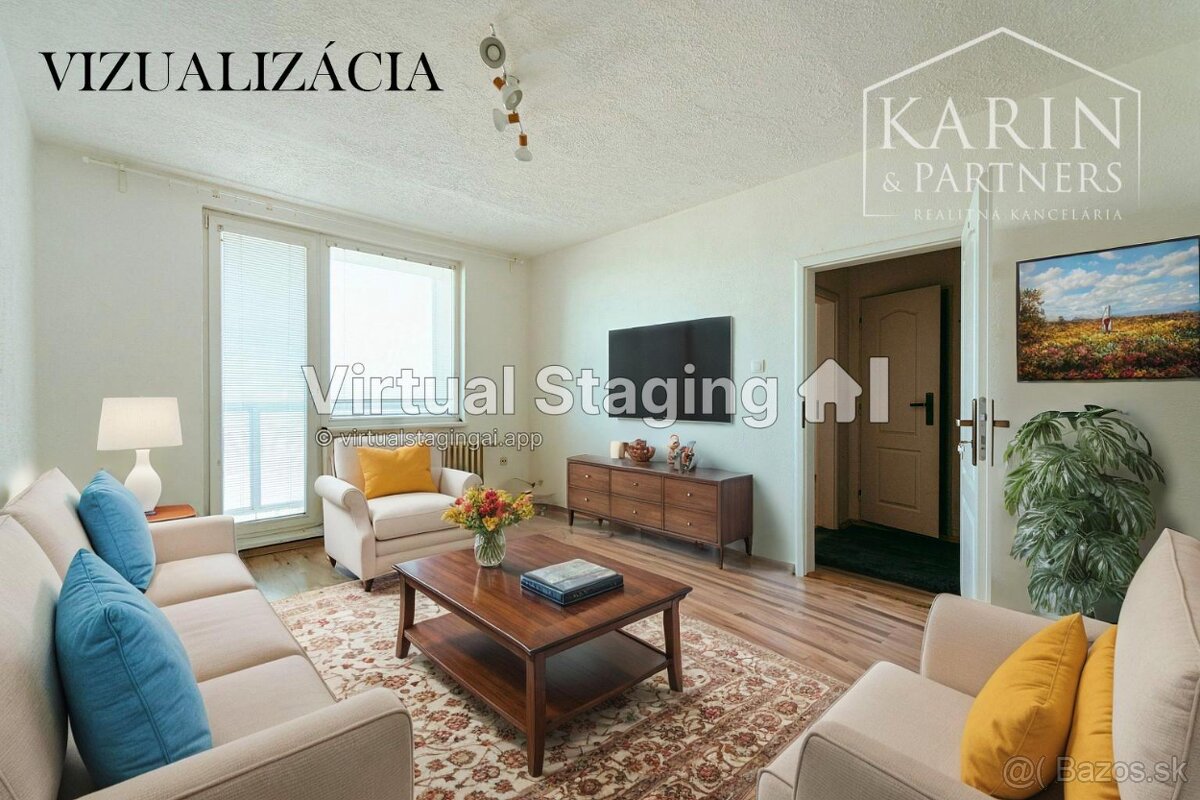 3i byt s dvoma balkónmi v blízkosti centra mesta Senica - 5