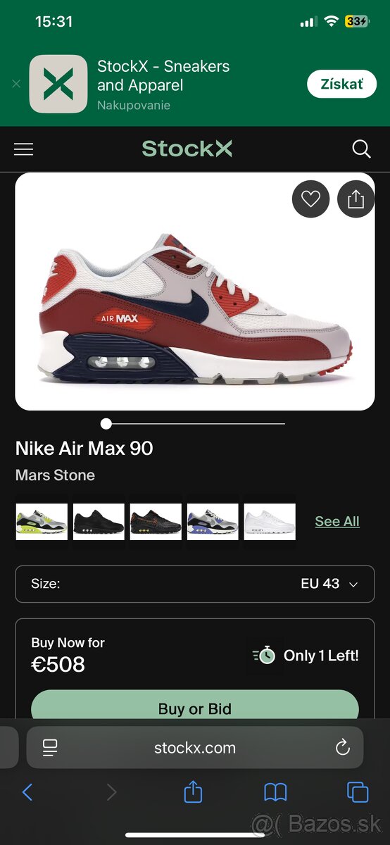 Nike air max 90 essential mars stone 43 - 5
