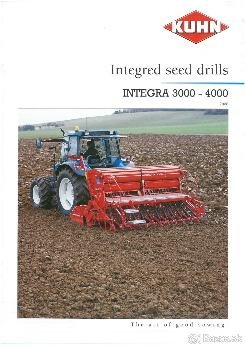 Koupím secí stroj Kuhn Integra 3000 - 5
