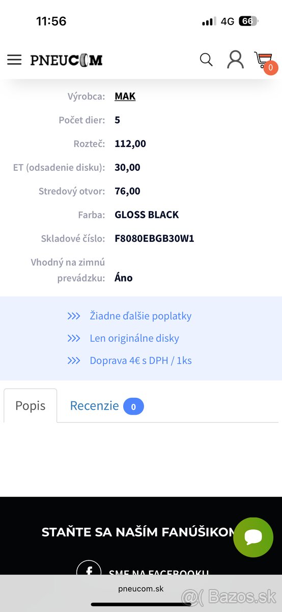 MAK EMBLEMA 8Jx 18, 5x112, ET 30 - 5