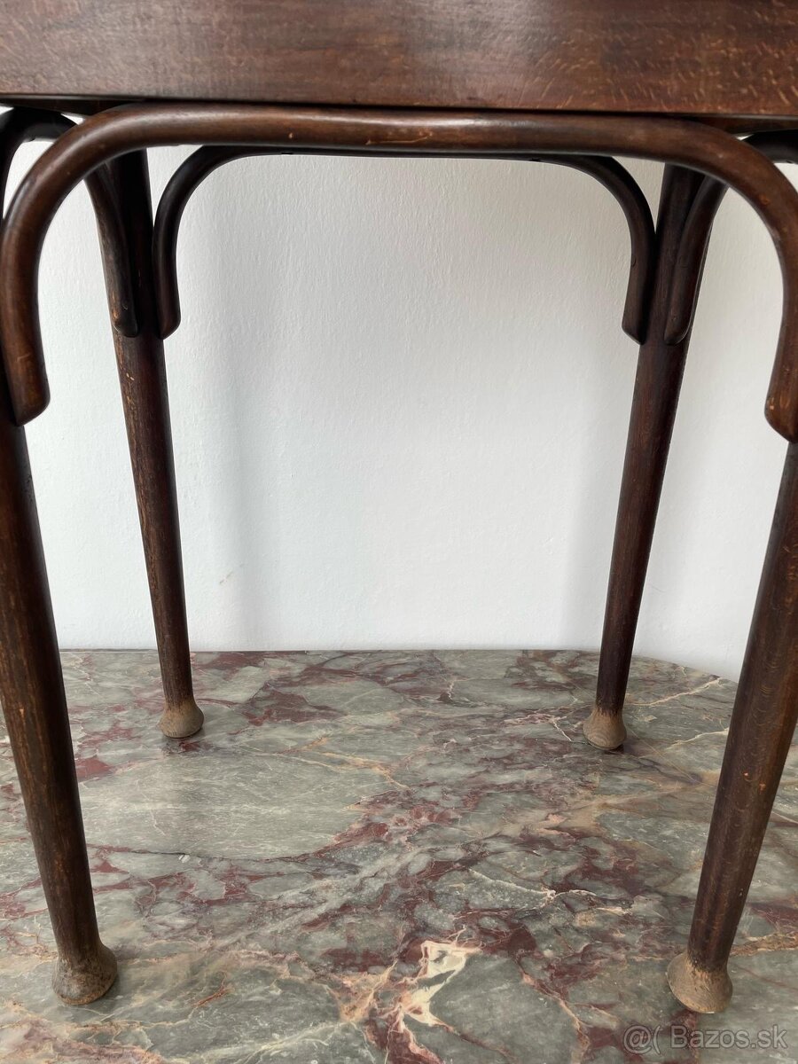 Orginal Thonet stolik so Sklom - 5