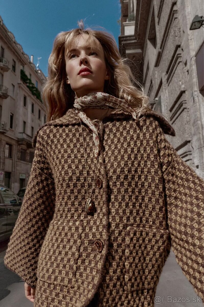 Pletená bunda ZARA - 5