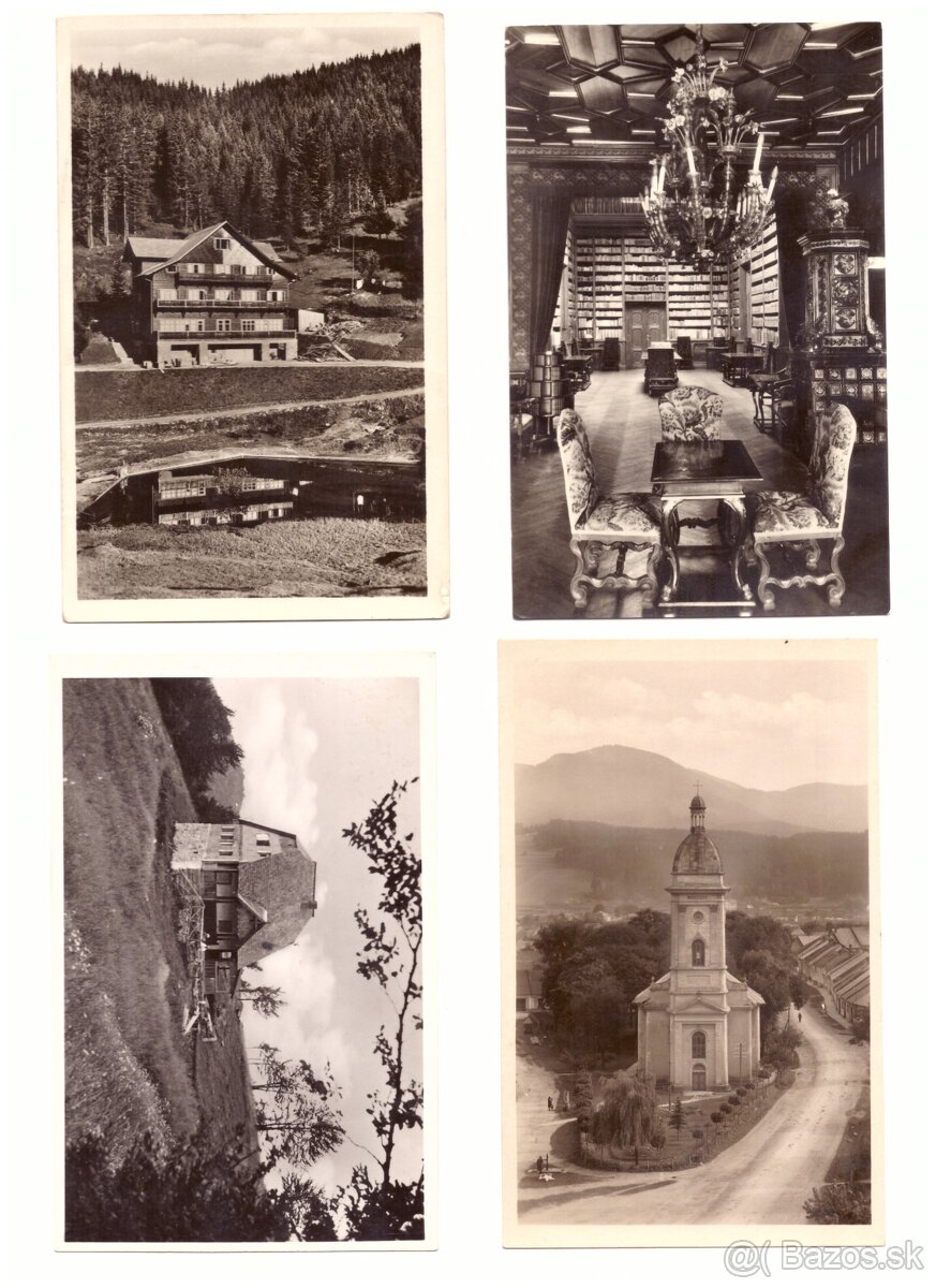 Pohľadnice ČB Slovensko mix - 5