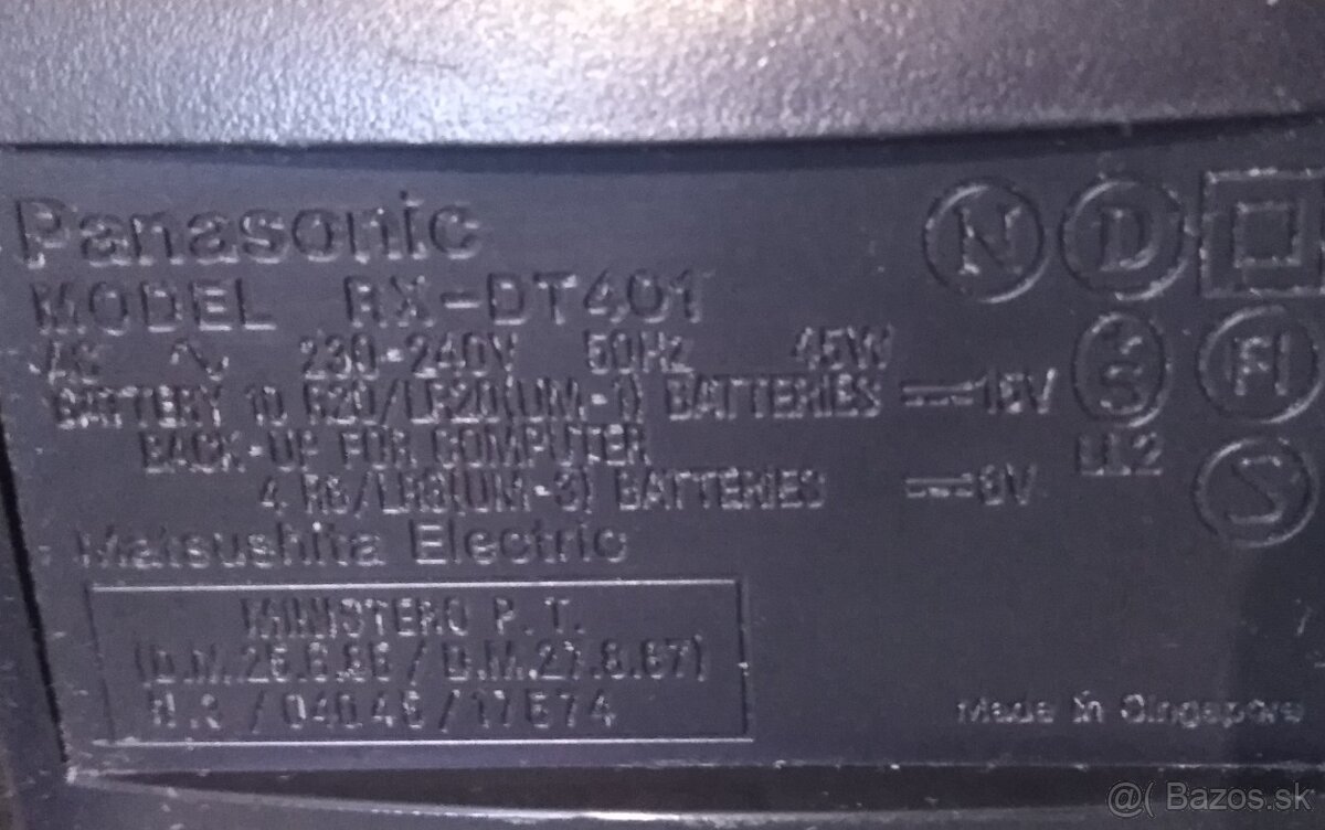 Panasonic RX-DT401 - 5