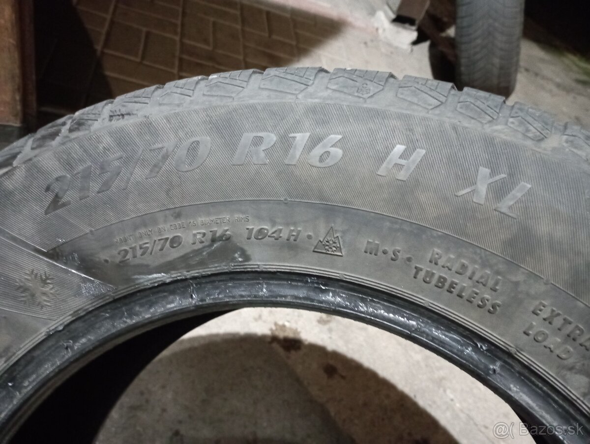 1ks zimná 215/70R16 Matador Nordicca MP93 - 5