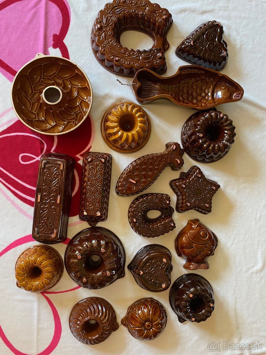 Zbierka keramické Formy na pečenie bábovka - 5