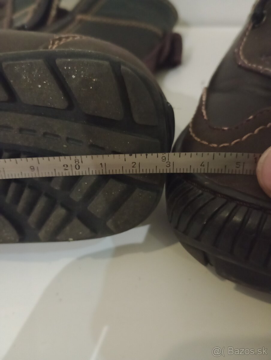 detské čižmy hnedé 34 - 5