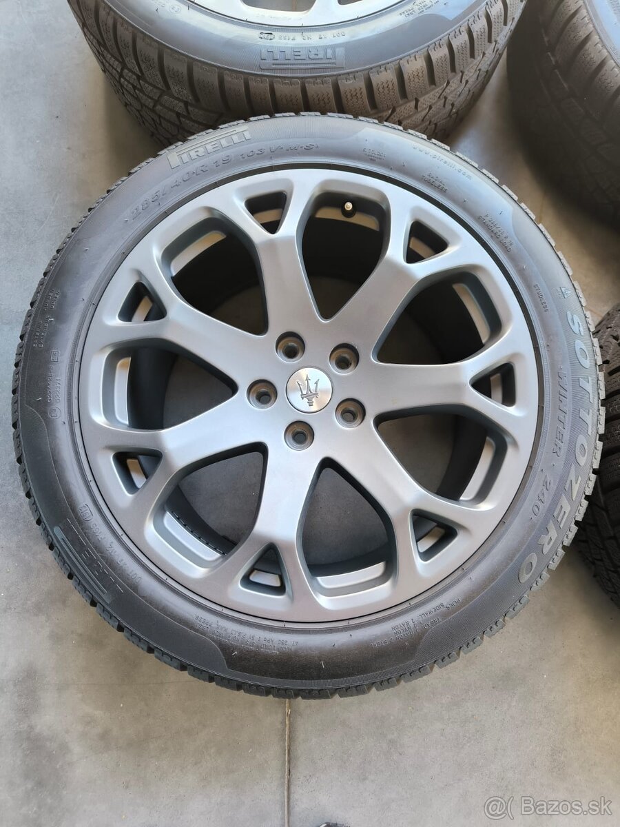 Maserati disky 19" + Pirelli Sottozero — zimný komplet - 5