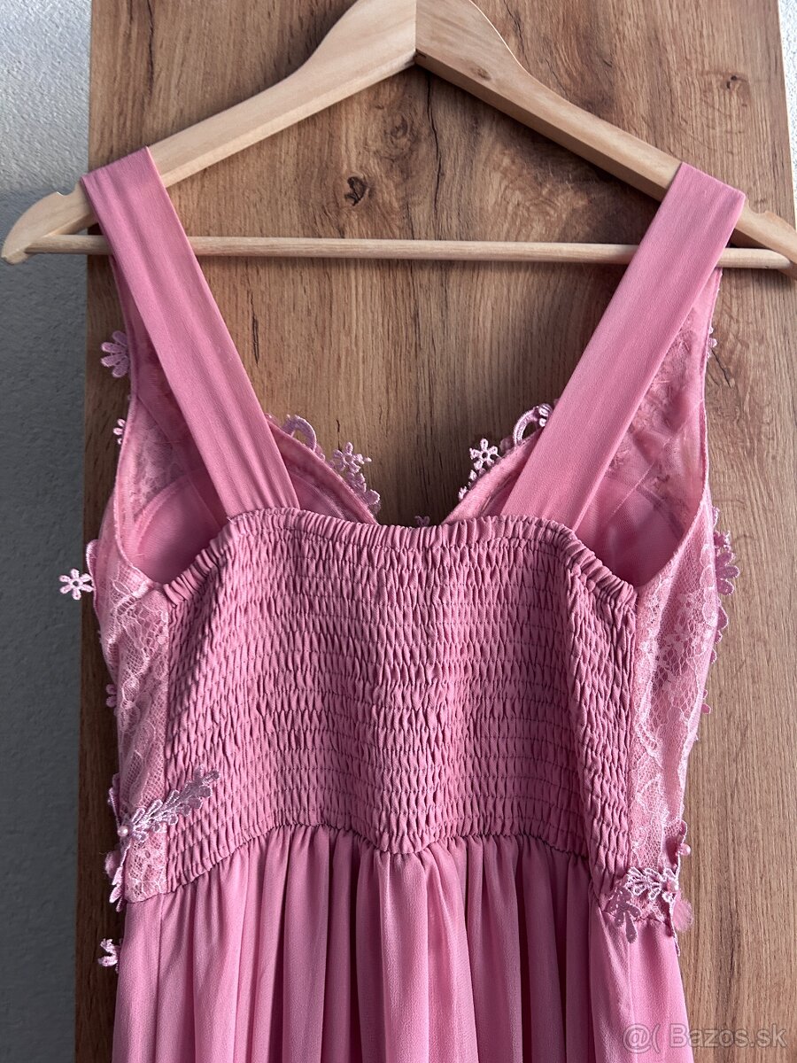 Nádherné spoločenské šaty S/M - 5