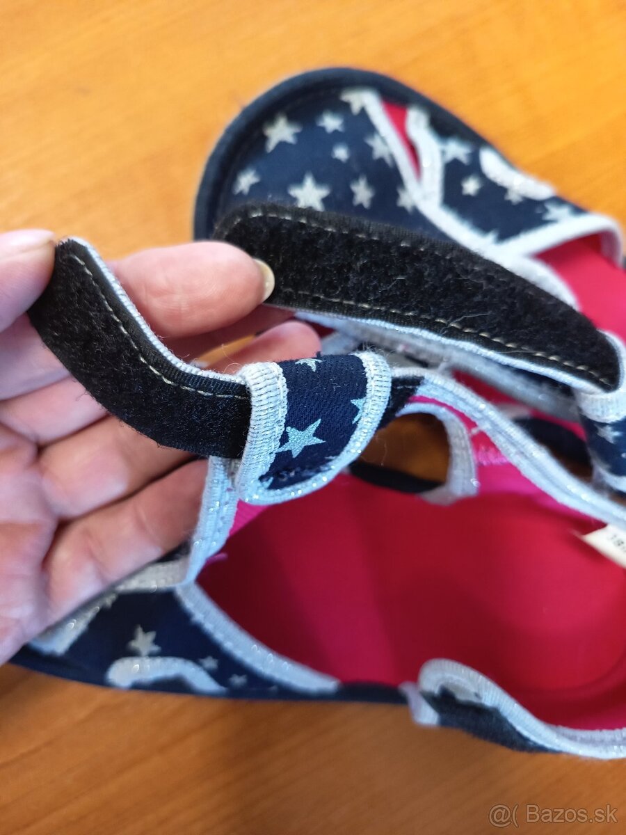 Barefoot papučky EF386 Stars - 32 - 5