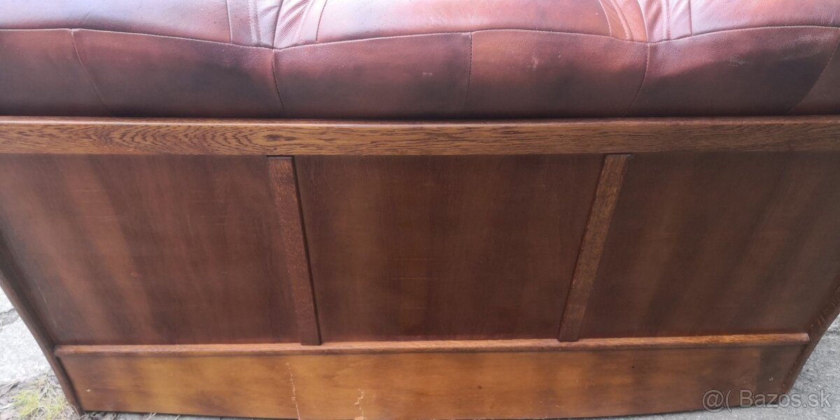 Kožená ROZKLÁDACIA trojsedačka - 5