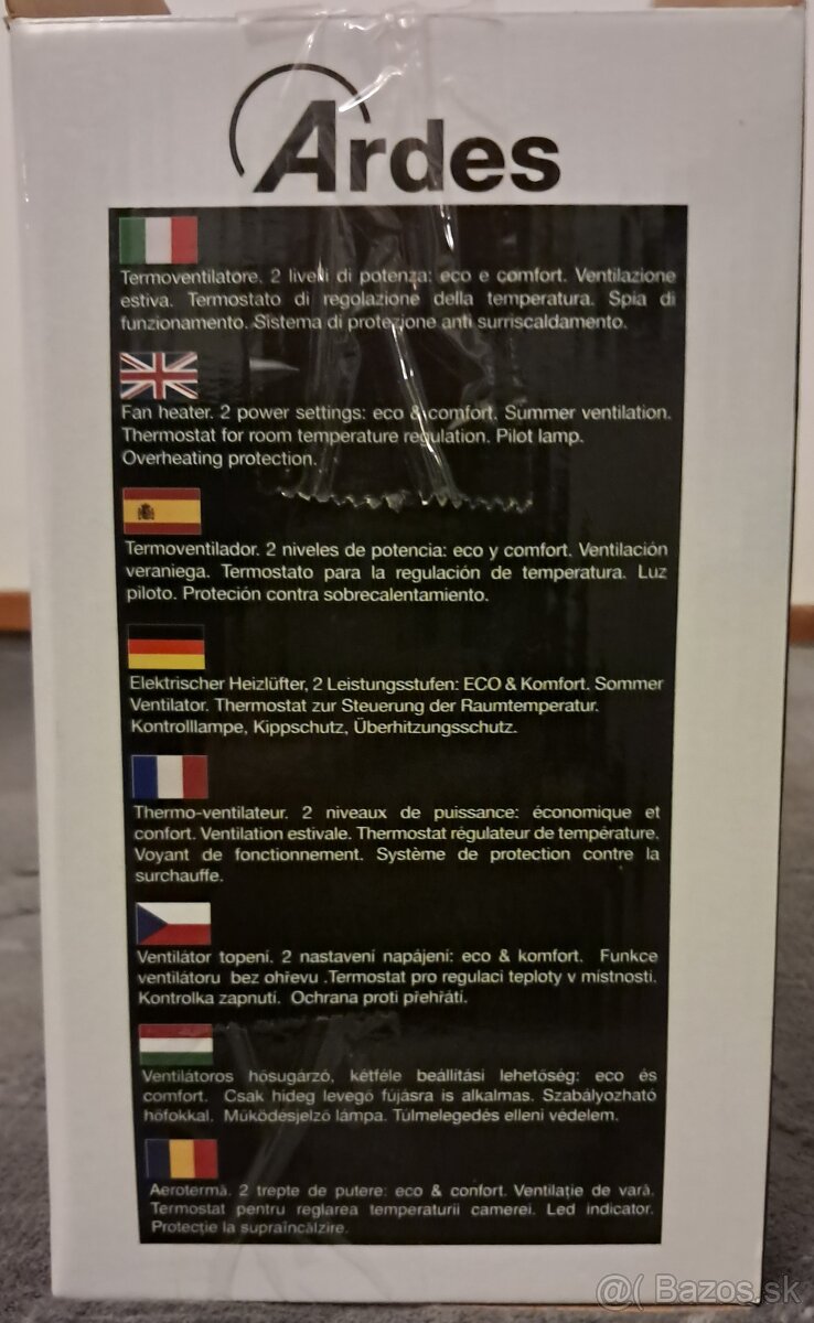 Teplovzdušný ventilátor - 5