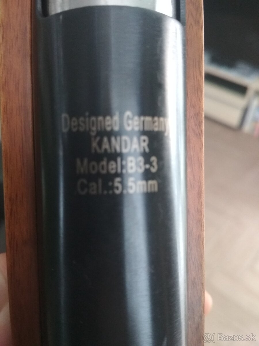 KANDAR model : B3-3 vzduchovka cal.4,5 aj 5,5 mm-nová - 5