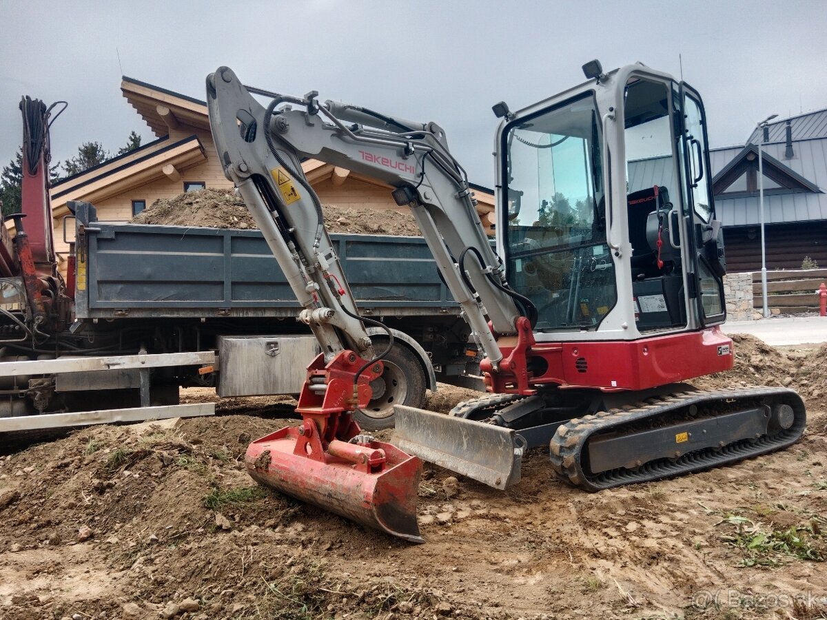 ☎️Zemné, výkopové a búracie práce 2xminibager☎️ MT - 5