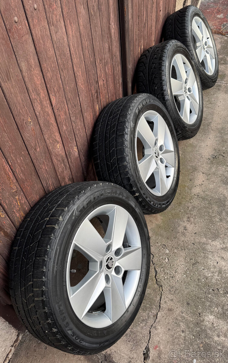 originální ALU kolesá škoda ilias r16 5x112 - 5
