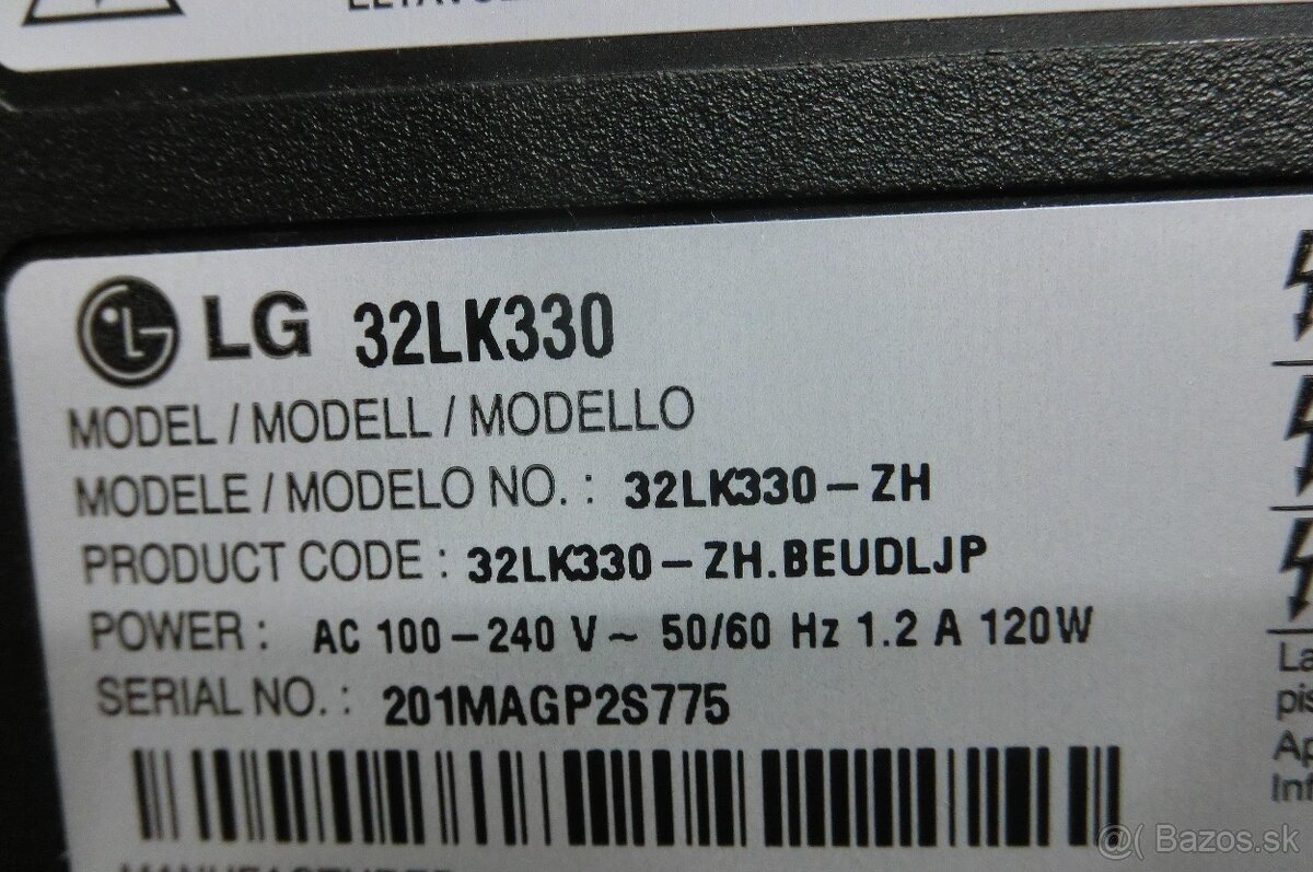 Lcd televízor LG 32LK330 . - 5